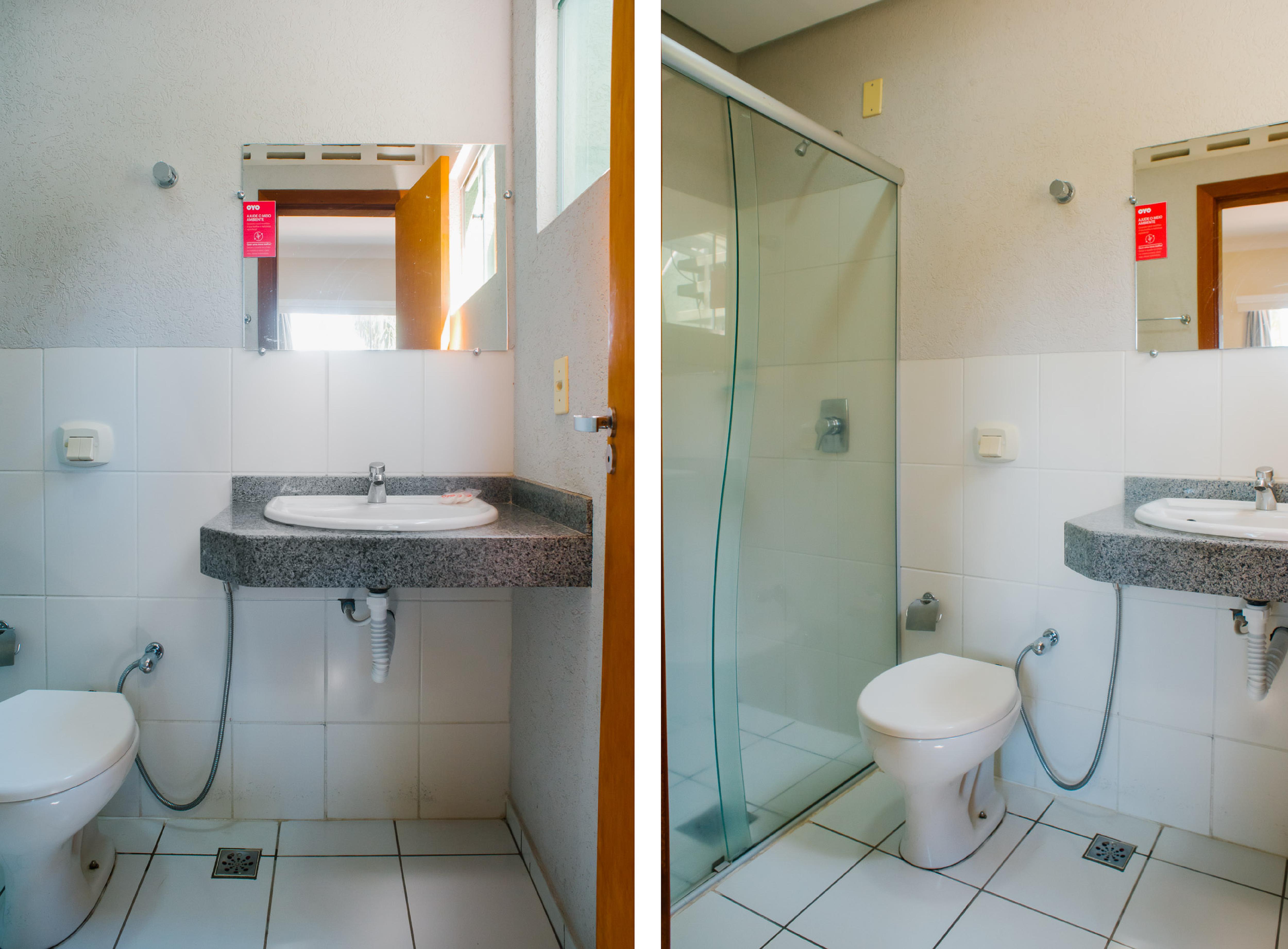 Oyo Cerrado Hotel, Campo Grande 大坎普 外观 照片 Bathroom with shower and bidet